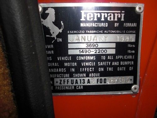 1985 308 Ferrari this is your chance to own a world class Ferrari at an affordab, image 10