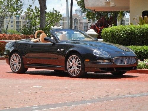 2006 maserati gransport spyder only 9k black serviced tan leather showroom