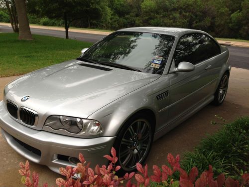 2001 bmw m3 - titanium silver - 19" wheels - rare no sunroof/ manual seats!