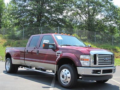 Ford f-450 2008 lariat 6.4 diesel 4wd nav dvd b&amp;w hitch low reserve price set