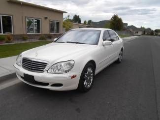 2 owner low miles white loaded gray leather sedan automatic navigation