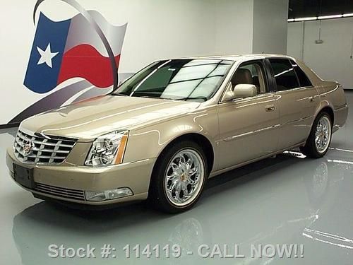 2006 cadillac dts nav climate leather chrome wheels 46k texas direct auto