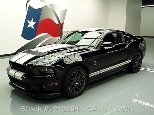 2014 ford shelby gt500 svt cobra 662hp recaro nav 2k mi texas direct auto