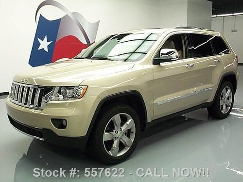 2011 jeep grand cherokee overland 4x4 pano sunroof 32k! texas direct auto