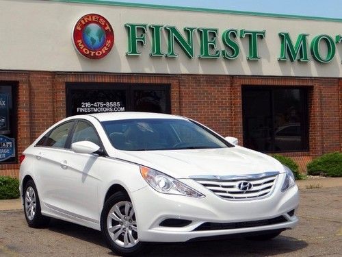 2013(13) hyundai sonata gls warranty bluetooth satellite 1 owner loaded white