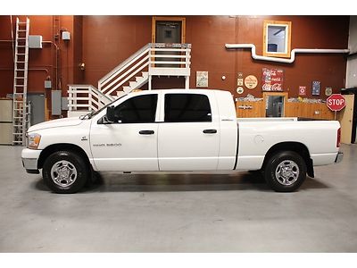 6spd 2006 ram 3500 diesel manual mega cab 5.9l sb cummins srw not 4x4