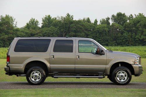 2005 ford excursion limited diesel 29k original miles 1-owner 4x4 dvd no reserve