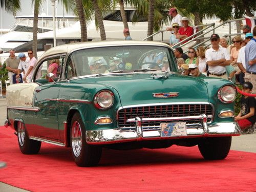 1955 chevy bel air sport coupe. 2 door hard top, 265 v-8 2 speed powerglide
