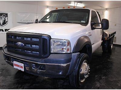 Heavy duty cab &amp; chassis dually cm flat bed hitch leather cd steel wheels
