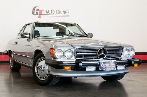 1987 mercedes benz 560sl roadster hardtop convertible sl560 fully serviced mint