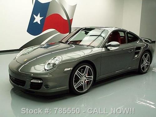 2007 porsche 911 turbo awd sport chrono sunroof nav 9k! texas direct auto