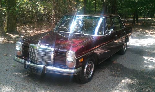 1973 mercedes benz 220d 4 door sedan mb 220 d class