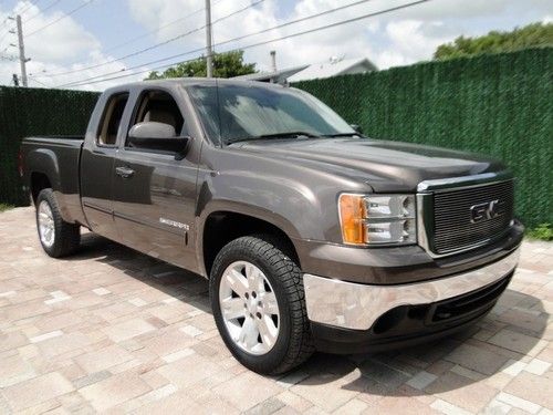 2008 gmc sierra 1500 slt 1 owner ext cab clean florida truck lthr more! automati