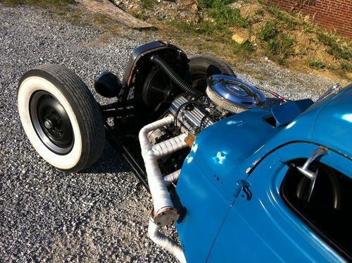 1946 chopped , bagged dodge hot rod truck rat rod bagged, image 2