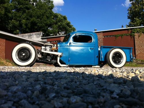 1946 chopped , bagged dodge hot rod truck rat rod bagged, image 9
