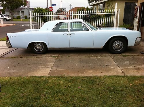 1962 lincoln continental base 7.0l