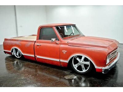 1967 chevrolet c10 swb pickup air ride pb ps a/c tach dual exhaust