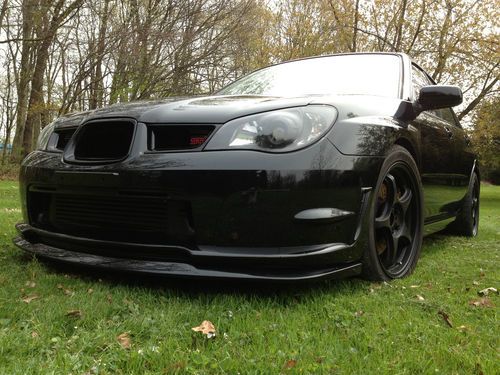 2007 subaru wrx sti obsidian black pearl gt35r 524awhp 430awtq 20k invested!