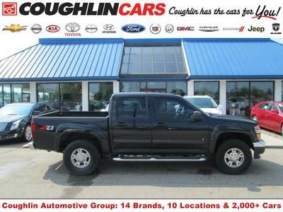 We finance! 2008 colorado lt 4x4 crew cab sunroof cloth 100k mi one owner! wow