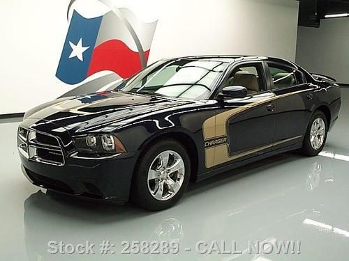 2012 dodge charger se 3.6l v6 leather spoiler 34k miles texas direct auto