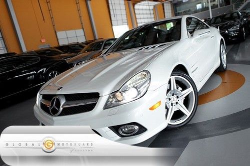 09 mercedes sl550 sport roadster p1 nav pdc wheel-pkg keyless-go wood records