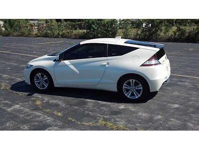 2012 honda cr-z fwd hybrid automatic white 39mpg