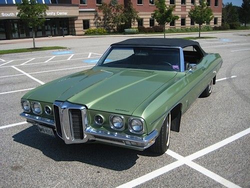 1970 bonneville convertible 455 original top, interior and boot