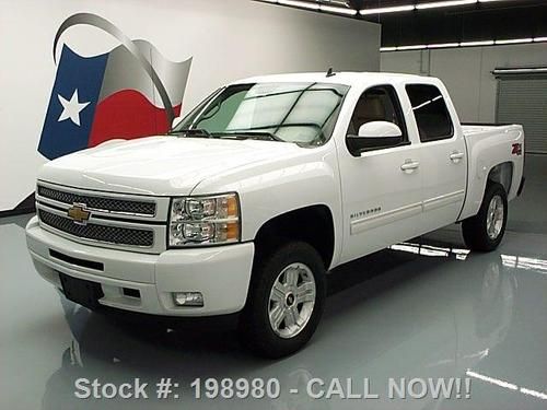 2012 chevy silverado lt crew cab z71 4x4 leather 42k mi texas direct auto