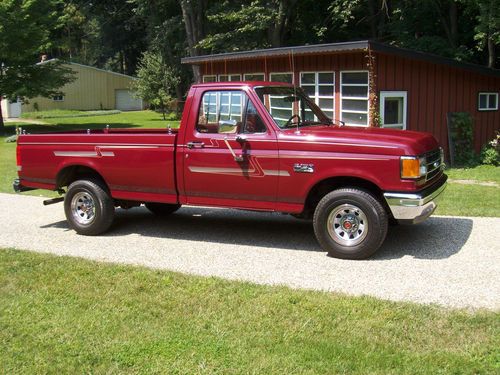 1989 ford f-150 custom pickup 2-door 4.9l 9845 miles