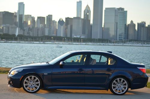 2008 BMW 550I, M-PACKAGE,HEAD UP DISPLAY,NAVI, LOW 73K MILES,SALVAGE,NO RESERVE!, image 2