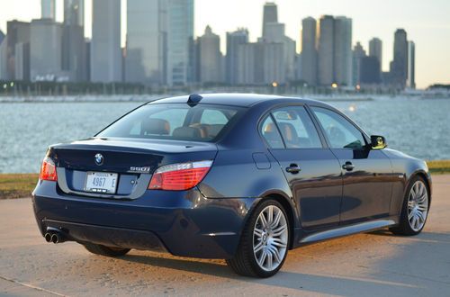2008 BMW 550I, M-PACKAGE,HEAD UP DISPLAY,NAVI, LOW 73K MILES,SALVAGE,NO RESERVE!, image 5