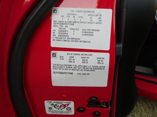 2000 Chevrolet Corvette Base Convertible 2-Door 5.7L, US $19,999.00, image 17