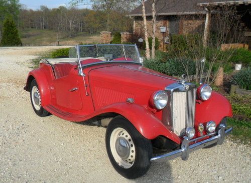 Mg t series td 1952, original 1250 cc engine