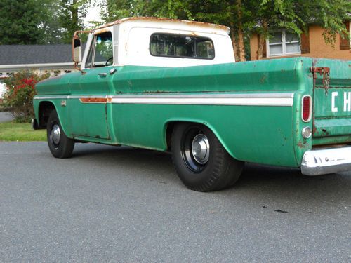 1966 chevy c10 v8 long bed custom solid nostalgic shop truck pickup