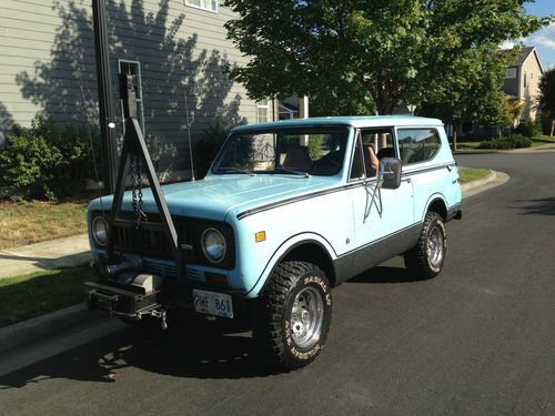 1974 international scout ii inline 6 engine 4 speed manual 4x4