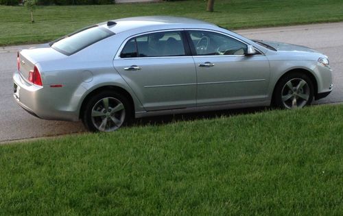 Silver 2012 chevrolet malibu lt