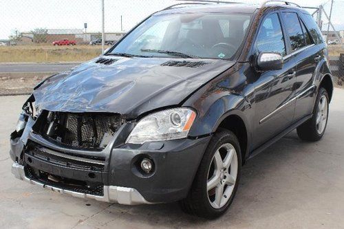 2010 mercedes-benz ml550 damaged rebuilder only 37k miles loaded wont last l@@k!