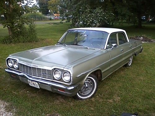 1964 chevrolet belair chevy 4 door bel air nice interior new seat rat rod impala