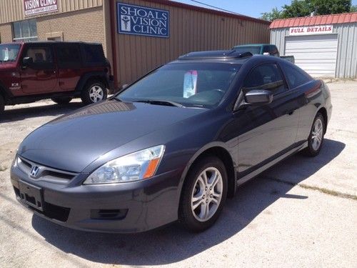2007 honda accord ex-l coupe 4 cyl auto sun roof heated seats 6 disk 35mpg