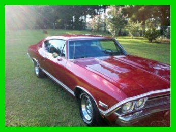 1968 chevrolet chevelle rebuilt 8 cylinder 415 hp rwd custom leather cd