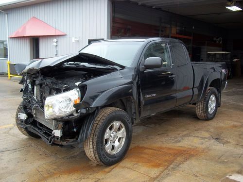 2007 toyota tacoma trd access cab 4wd repairable damaged collision clean title