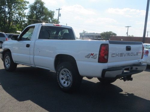 2006 Chevrolet Silverado K1500 4x4 Regular Cab, White, image 11