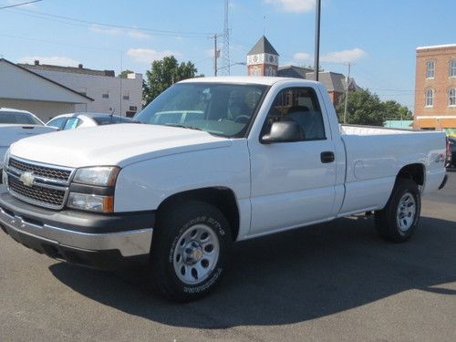 2006 Chevrolet Silverado K1500 4x4 Regular Cab, White, image 17