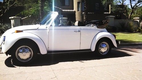 1976 volkswagen vw super beetle bug convertible