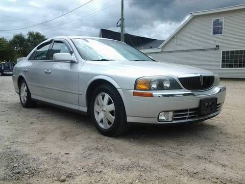 2002 lincoln ls sedan silver loaded 4-door v6 3.0l