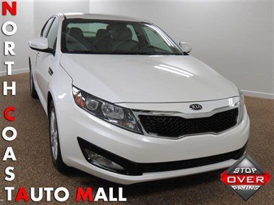 2013(13)optima lx white/gray fact w-ty only 3k keyless phone sirius save huge!!!