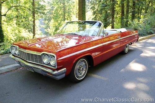 1964 chevrolet impala ss convertible - low miles! gorgeous! see video.