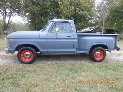 1979 ford f100 custom stepside short bed
