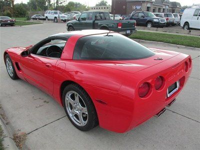 RED COUPE LOW MILES CHROME WHEELS LEATHER AUTO CLEAN TITLE FINANCE GLASS TOP AC, image 6
