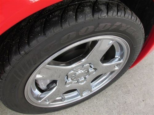 RED COUPE LOW MILES CHROME WHEELS LEATHER AUTO CLEAN TITLE FINANCE GLASS TOP AC, image 11